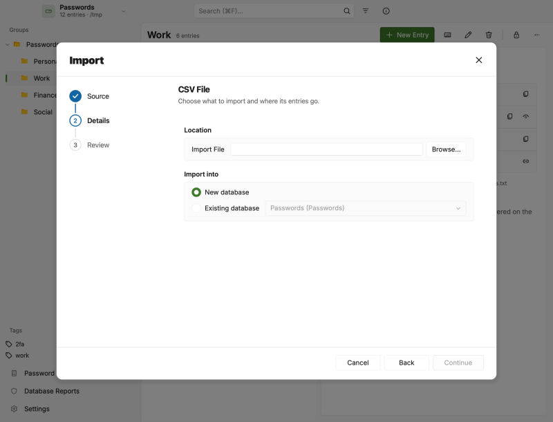 CSV Import Wizard