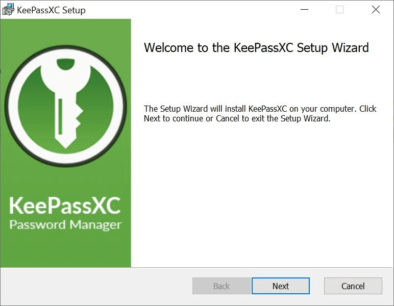 install wizard 1