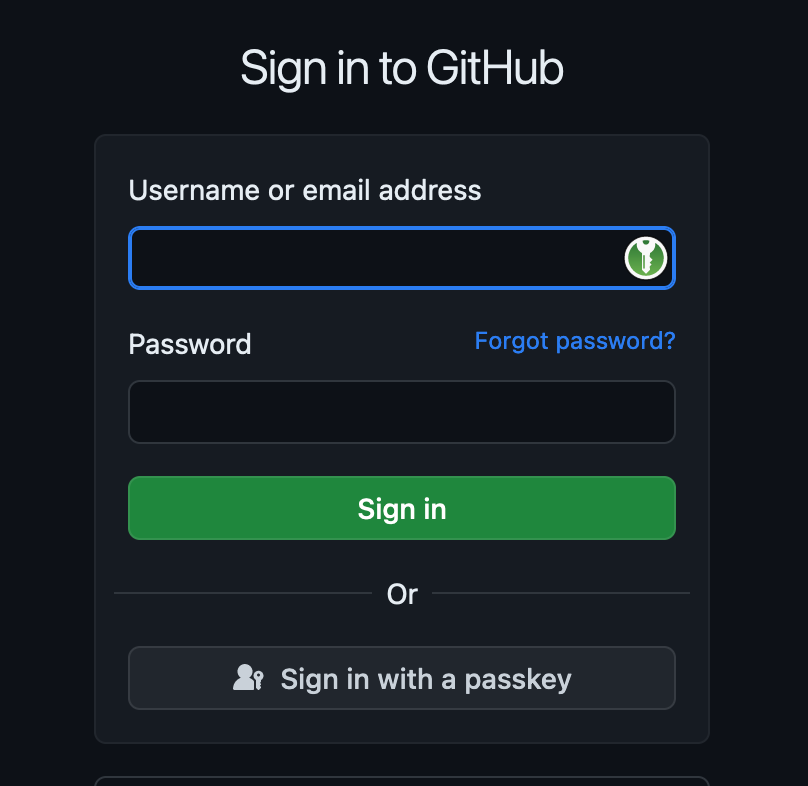 passkeys github 5