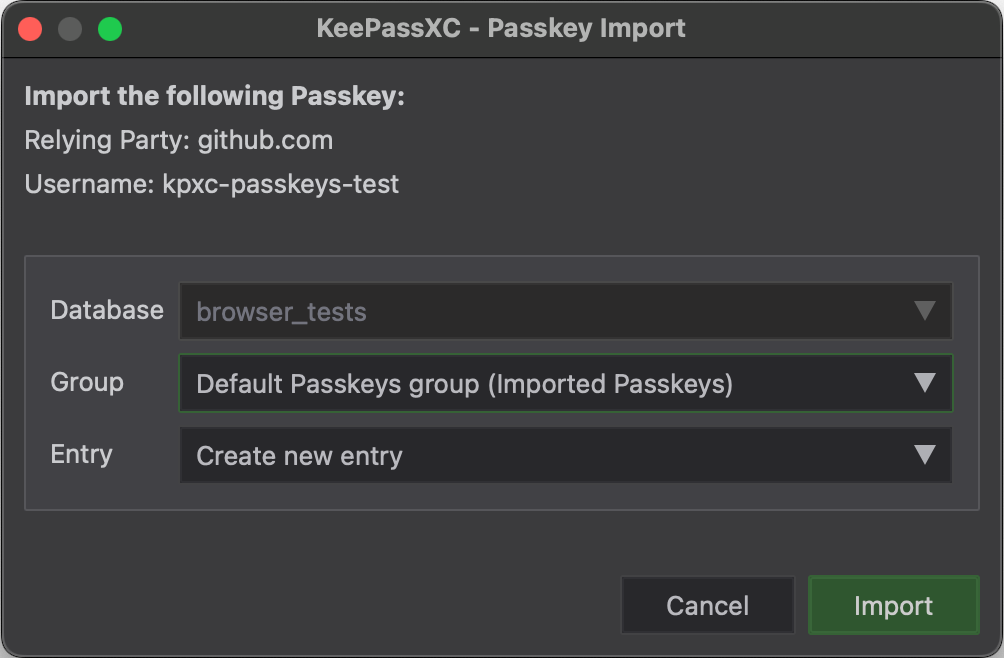 passkeys import dialog